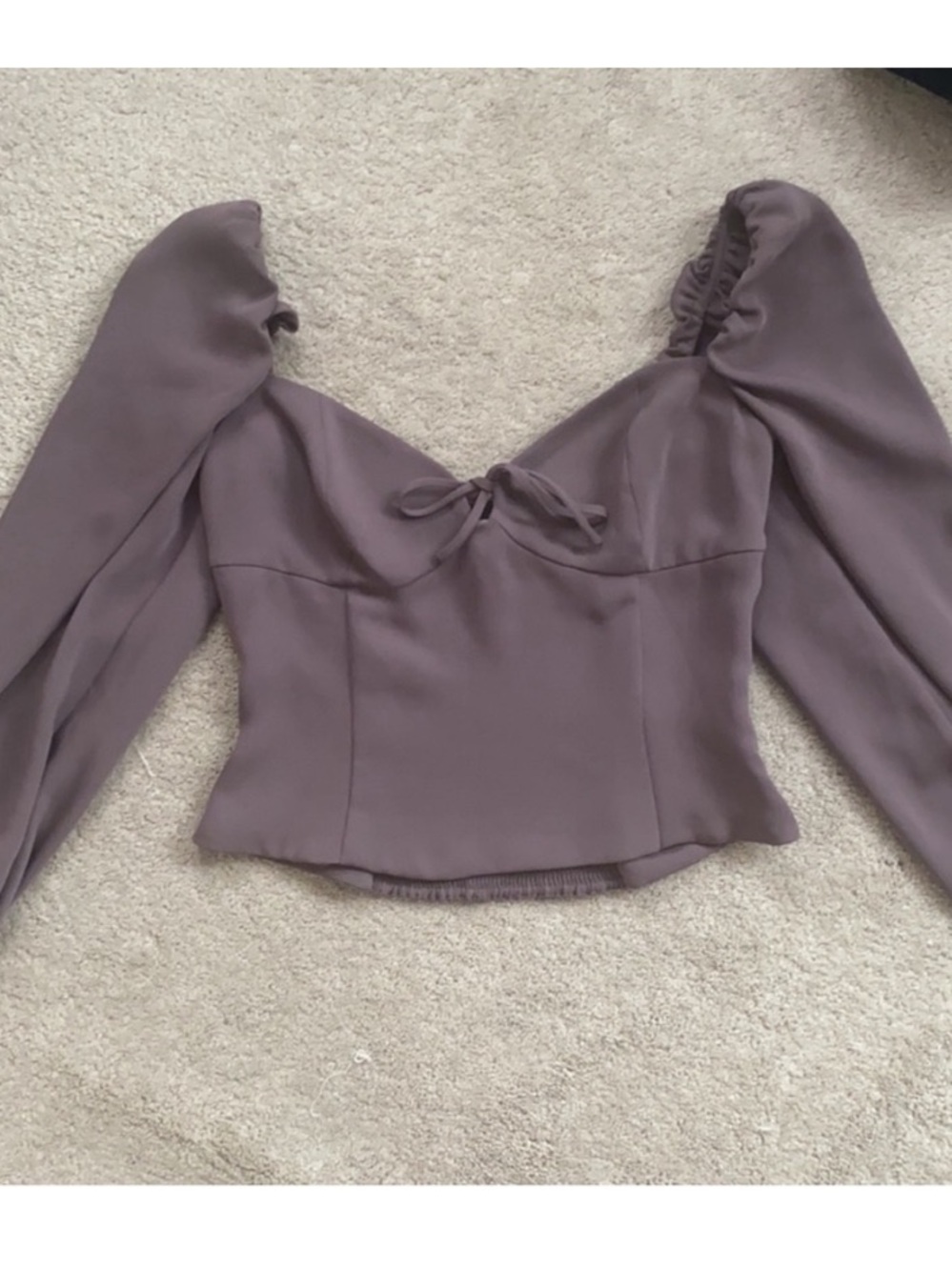 Wilfred Novella blouse purple grey L - Picture 4 of 4